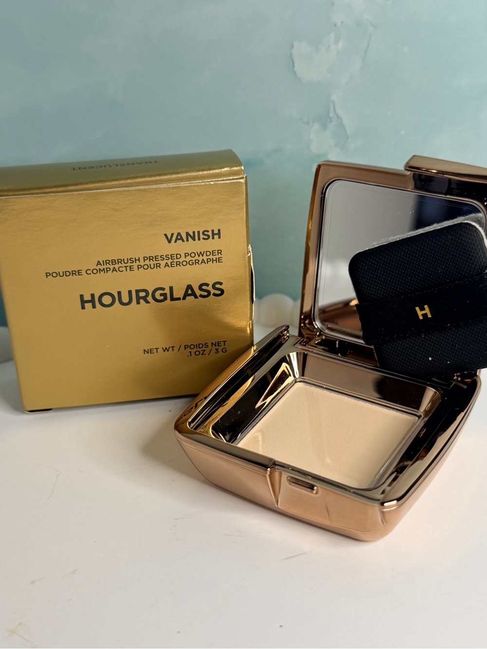 Hourglass Mini Vanish Airbrush Pressed Powder Translucent NIB Travel Size 0.1oz